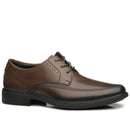 Sapato Social Pegada Masculino em Couro Pinhão