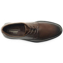 Sapato Social Pegada Masculino em Couro Pinhão