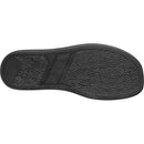 Chinelo Pegada Feminino em Couro Preto