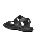 Sandalia Pegada Masculina em Couro Preto