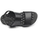 Sandalia Pegada Masculina em Couro Preto