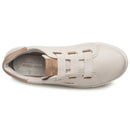 Tênis Pegada Feminino em Couro Off White