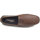 Mocassim Pegada Masculino em Couro Pinhão