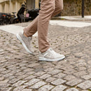 Sapatênis Pegada Masculino em Couro Silver