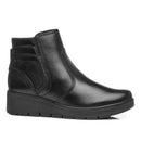 Bota Pegada Feminina em Couro Preto