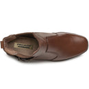 Bota Pegada Feminina em Couro Pinhão