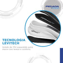 Tênis Esportivo Pegada Feminino em Tecido Off White