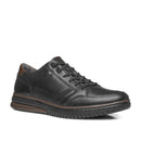 Sapatênis Pegada Masculino em Couro Preto