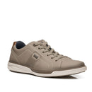 Sapatênis Pegada Masculino em Couro Areia