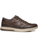 Sapatênis Pegada Masculino em Couro Tabaco