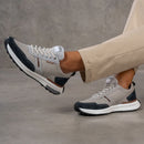 Tênis Casual Pegada Masculino em Couro Silver