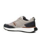 Tênis Casual Pegada Masculino em Couro Silver